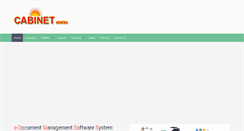 Desktop Screenshot of cabinetedms.com