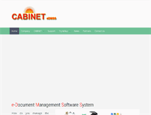Tablet Screenshot of cabinetedms.com
